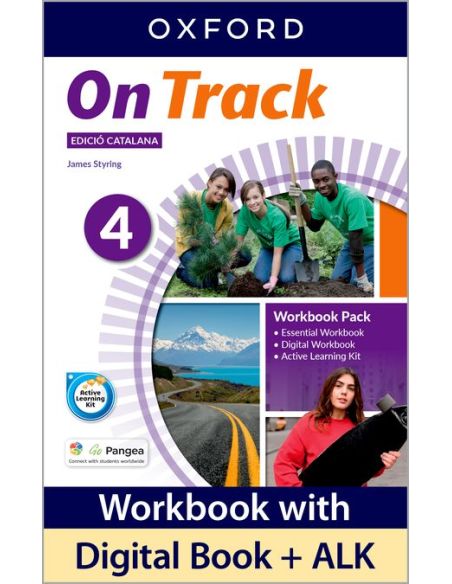 On Track 4 Workbook + Active Learning Kit (Catalan)