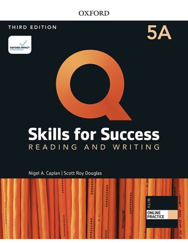 Q Skills For Success (3Rd Edition). Reading & Writing 5. Split Student'S Book Pack Part A