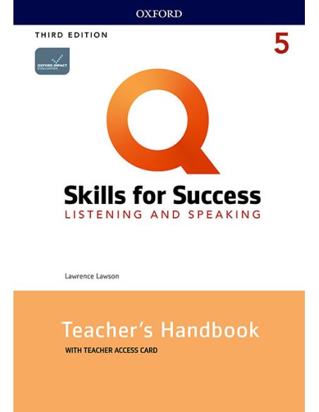 Q Skills For Success (3Rd Edition) Listening & Speaking 5. Teacher'S Book Pack