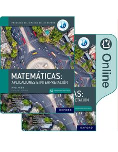 New Dp Matemáticas: Aplicaciones E Interpretaciones, Nivel Medio, Paquete De Libro Impreso Y Digital.