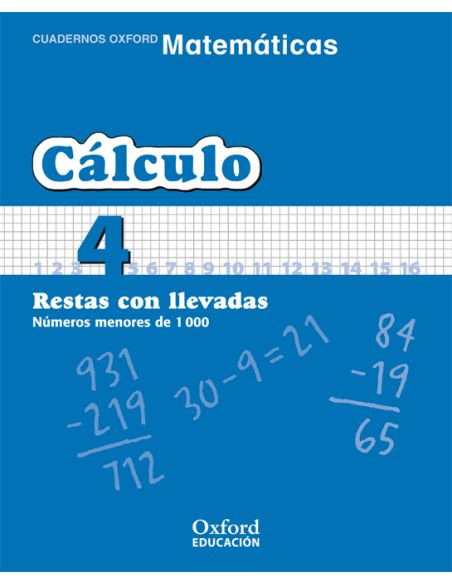 Matemáticas Primaria Cuadernos De Cálculo 4