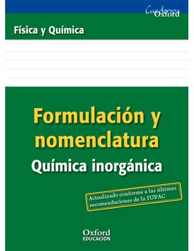 Formulación Y Nomenclatura Química Inorgánica Eso/Bachillerato