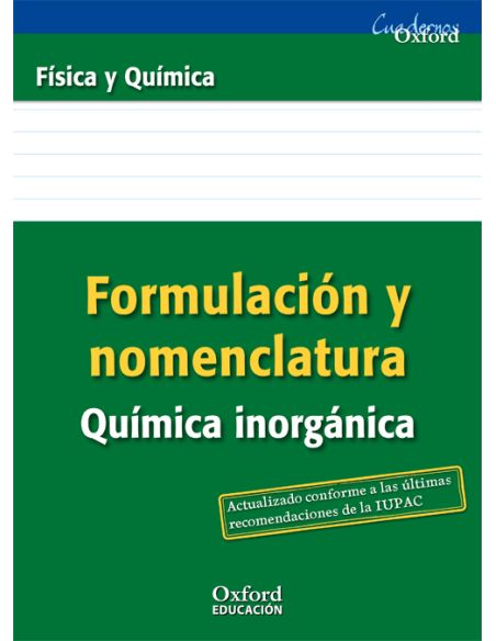 Formulación Y Nomenclatura Química Inorgánica Eso/Bachillerato