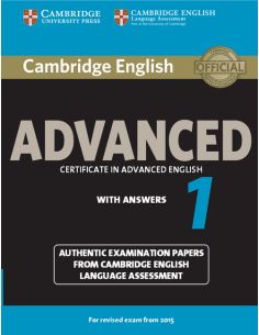 Cambridge English Advanced 1 For Revised Exam From 2015 Student'S Book With Answers