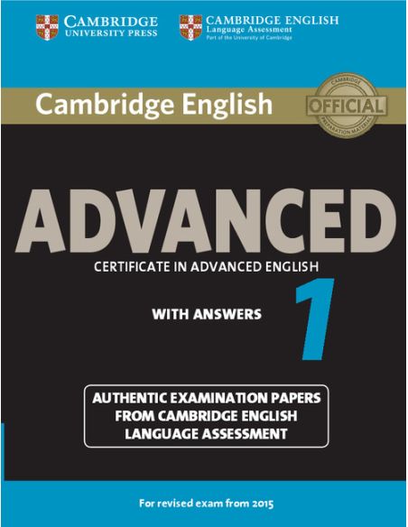 Cambridge English Advanced 1 For Revised Exam From 2015 Student'S Book With Answers