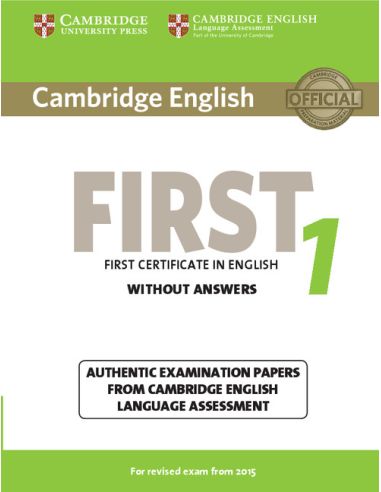 Cambridge English First 1 For Revised Exam From 2015 Student'S Book Without Answers