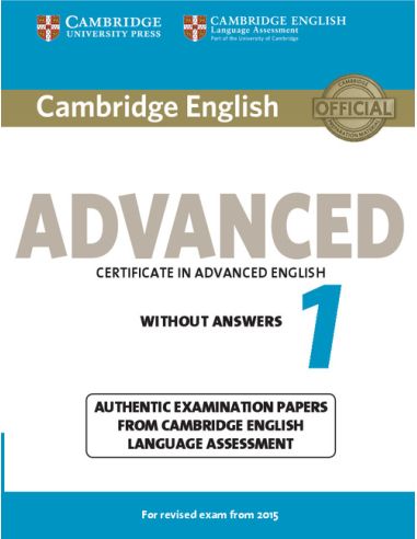 Cambridge English Advanced 1 For Revised Exam From 2015 Student'S Book Without Answers