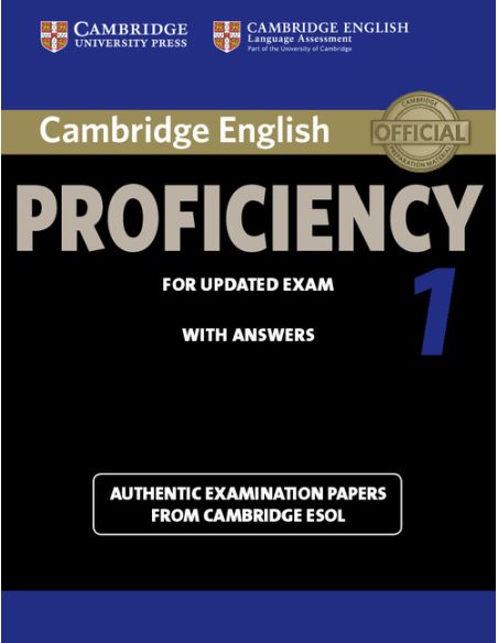 Cambridge English Proficiency 1 For Updated Exam Student'S Book With Answers