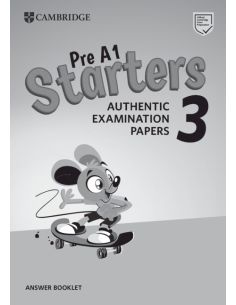 Pre A1 Starters 3 Answer Booklet
