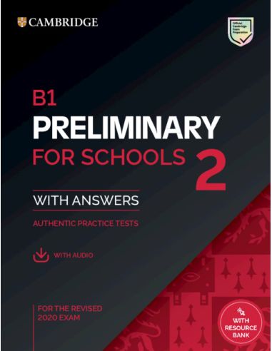 B1 Preliminary For Schools 2 Practice Tests With Answers