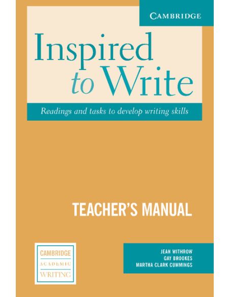 Inspired To Write Teacher'S Manual