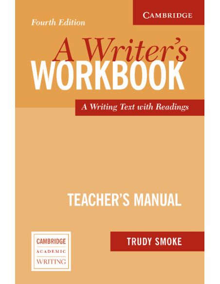 A Writer'S Workbook Teacher'S Manual