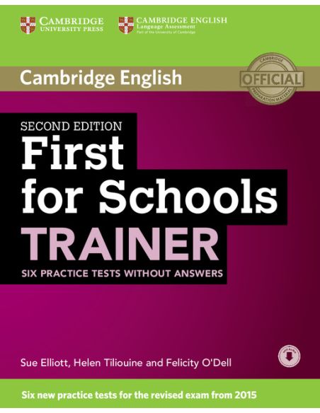 First For Schools Trainer Six Practice Tests Without Answers With Audio