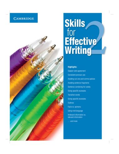 Skills For Effective Writing Level 2 Student'S Book