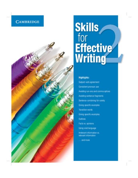 Skills For Effective Writing Level 2 Student'S Book