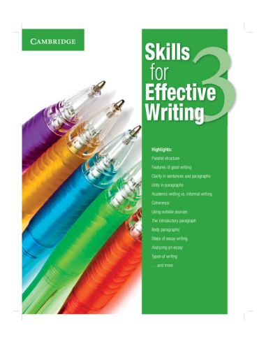 Skills For Effective Writing Level 3 Student'S Book
