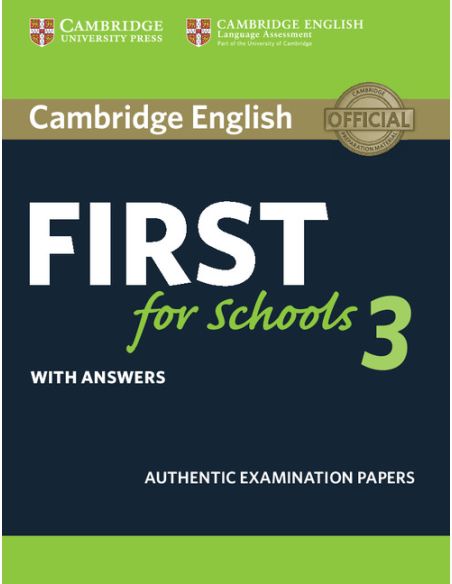 Cambridge English First For Schools 3 Student'S Book With Answers