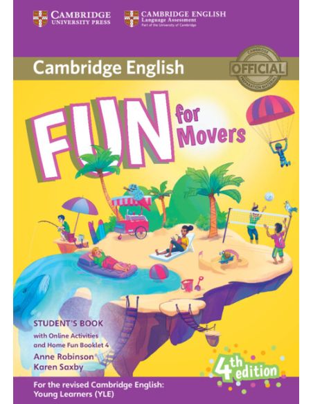 Fun For Movers Student'S Book With Online Activities With Audio And Home Fun Booklet 4