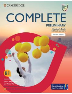 Complete Preliminary Second Edition English For Spanish Speakers Student'S Book Without Answers With Digital Pack