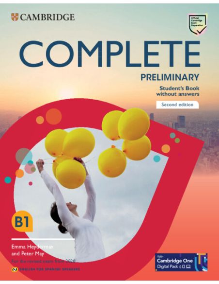 Complete Preliminary Second Edition English For Spanish Speakers Student'S Book Without Answers With Digital Pack