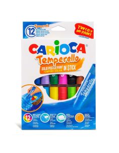 Tempera Solida Carioca Temperello 10Gr 12 uds