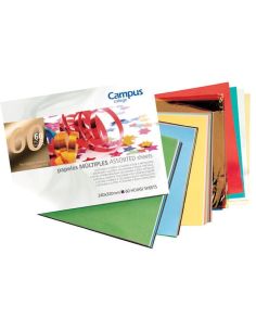 Bloc Papel Múltiple Campus College Folio 60 Hojas Colores Surtidos