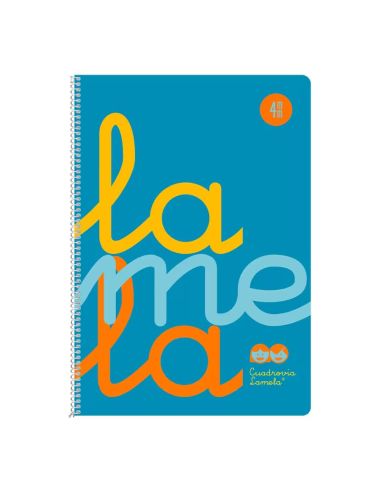 Bloc Espiral Lamela Folio Cuadrovia 4 Mm Tapa Basica 80 Hojas