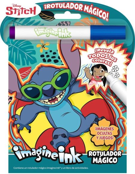 Stitch - Rotulador Magico - Libro De Colorear Y Actividades Con Rotulador Magico