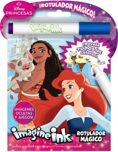 Princesas - Rotulador Magico 3 - Libro De Colorear Y Actividades Con Rotulador Magico