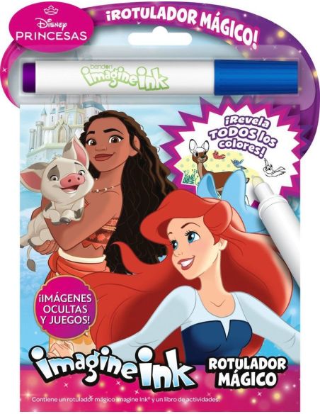 Princesas - Rotulador Magico 3 - Libro De Colorear Y Actividades Con Rotulador Magico