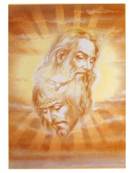 Cartel 49X68  614-Cr. Nº 6 Dios Padre E Hijo