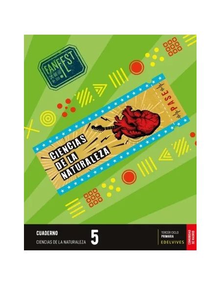 Ciencias de la Naturaleza 5.ºPrimaria. Cuaderno. Madrid