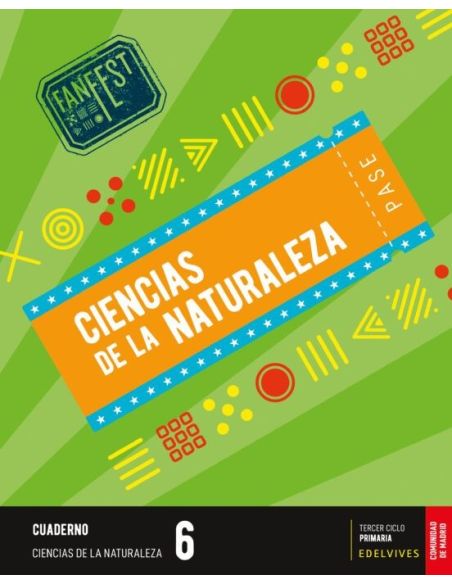 Ciencias de la Naturaleza 6.ºPrimaria. Cuaderno. Madrid