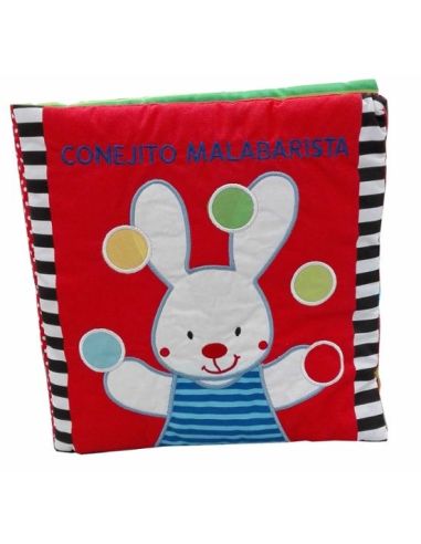 Libro De Tela Interactivo: Conejito Malabarista