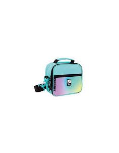 Bolsa Isotérmica Porta Alimentos Con 3 Recipientes (3,5 L) Serie Sunset Turquesa