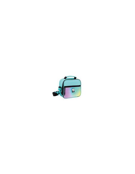 Bolsa Isotérmica Porta Alimentos Con 3 Recipientes (3,5 L) Serie Sunset Turquesa
