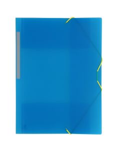 Carpeta gomas con 3 solapas PP translucido Folio colores surtidos 2