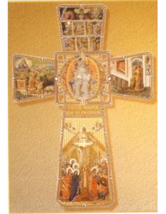 Cartel 49X68  614-Cr. Nº 4 Cruz Dios Padre