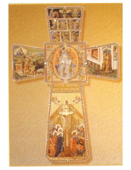 Cartel 49X68  614-Cr. Nº 4 Cruz Dios Padre