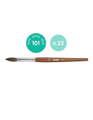 Pincel Escolar Redondo Serie 101, Nº 22