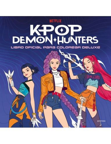 Kpop Demon Hunters - Libro Oficial Para Colorear Deluxe