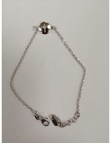 Pulsera Plata Ley Cruz 10Mm C/Caja