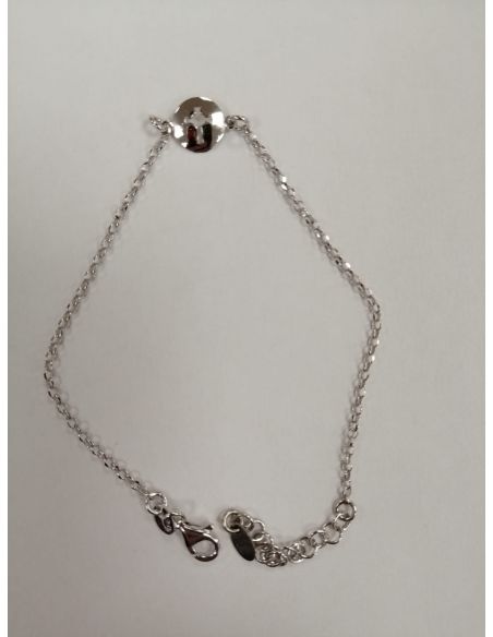 Pulsera Plata Ley Cruz 10Mm C/Caja