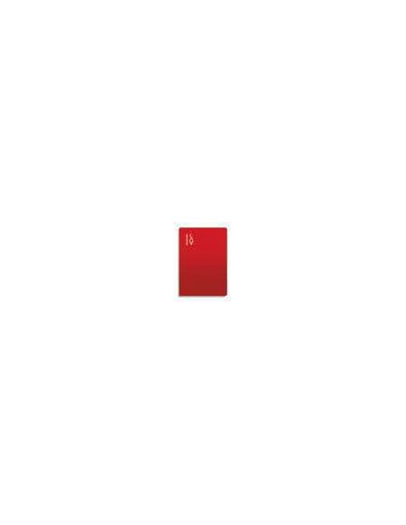 Libreta Plus Cuarto 50 hojas 90 gr Pauta 3 mg Rojo