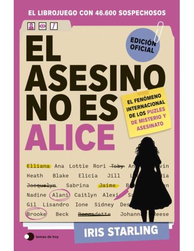 El Asesino No Es Alice - El Librojuego Con Mas De 46000 Sospechosos