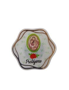 Iman metacrilato exagonal 6x6cm Sagrda Familia