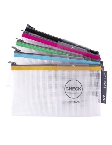 Bolsa Apli Zipper Bag Check Colores Surtidos