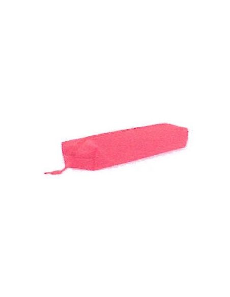Estuche Portatodo Poliester personalizado Rojo Cremallera y Tirador