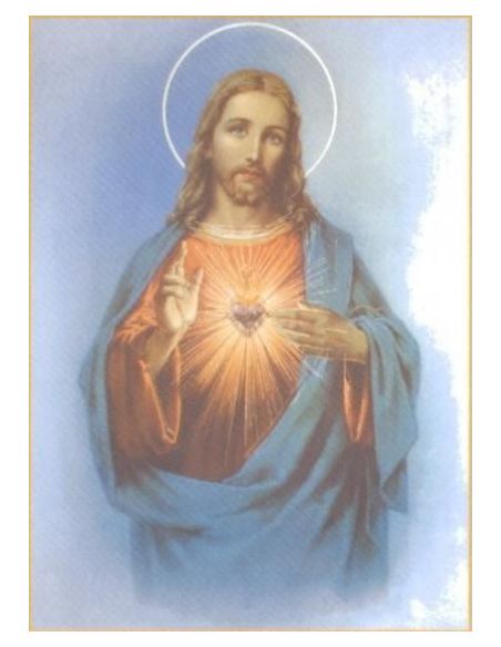 Cartel 49X68   614-Cr. Nº 23 Corazon De Jesus