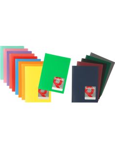 Carpeta 20 Fundas Poliplas Folio Opaco colores Surtidos